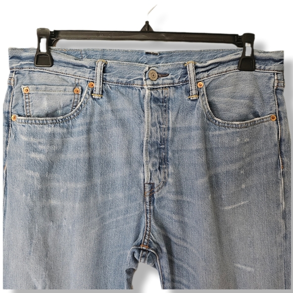 Levi's Relaxed Fit Bootcut 501 Jeans 34x30 Light wash - Picture 4 of 7